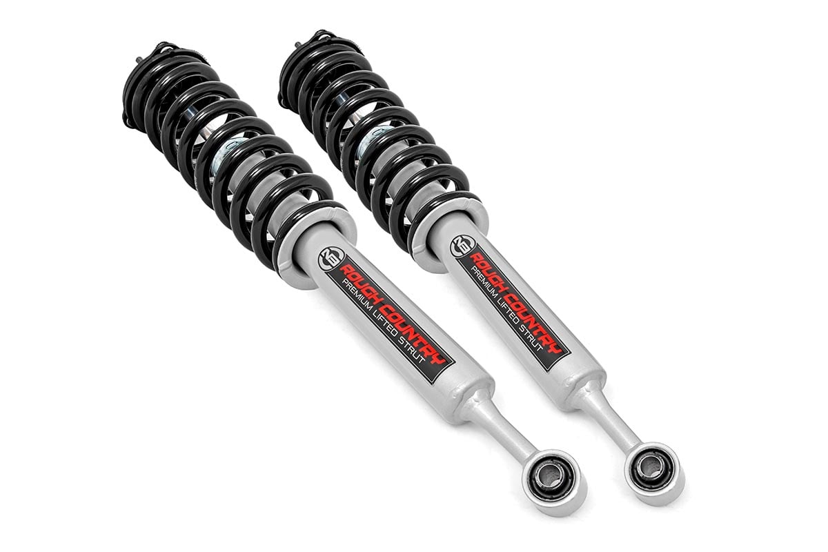 Toyota Tacoma Suspension Lift Kit - Front + Rear - Rough Country - N3 Performance Lifted Struts - '05-'15